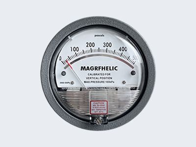 Series TE2000 Magrfhelic® Mirrored scale Overlay Differential Pressure Gauge